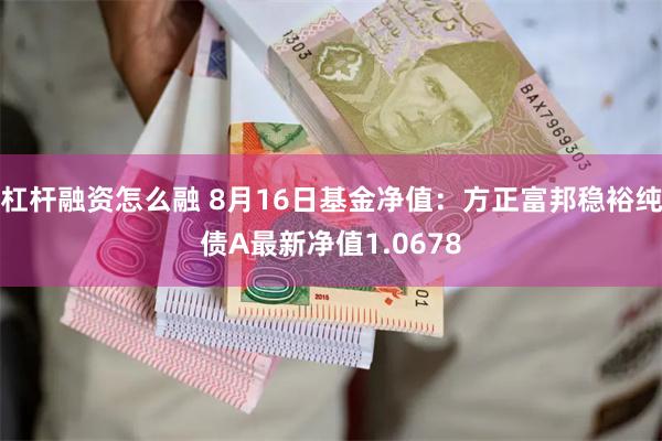 杠杆融资怎么融 8月16日基金净值：方正富邦稳裕纯债A最新净值1.0678